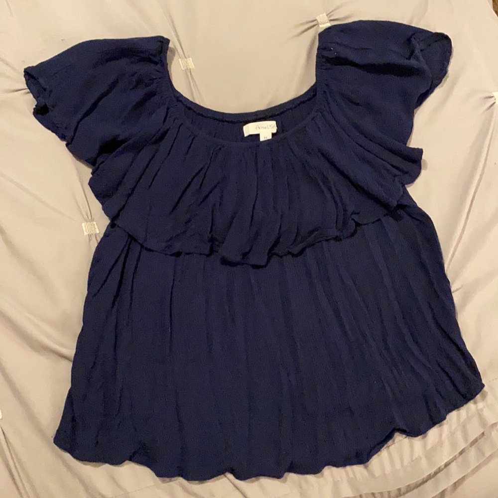 Off the shoulder flowy top